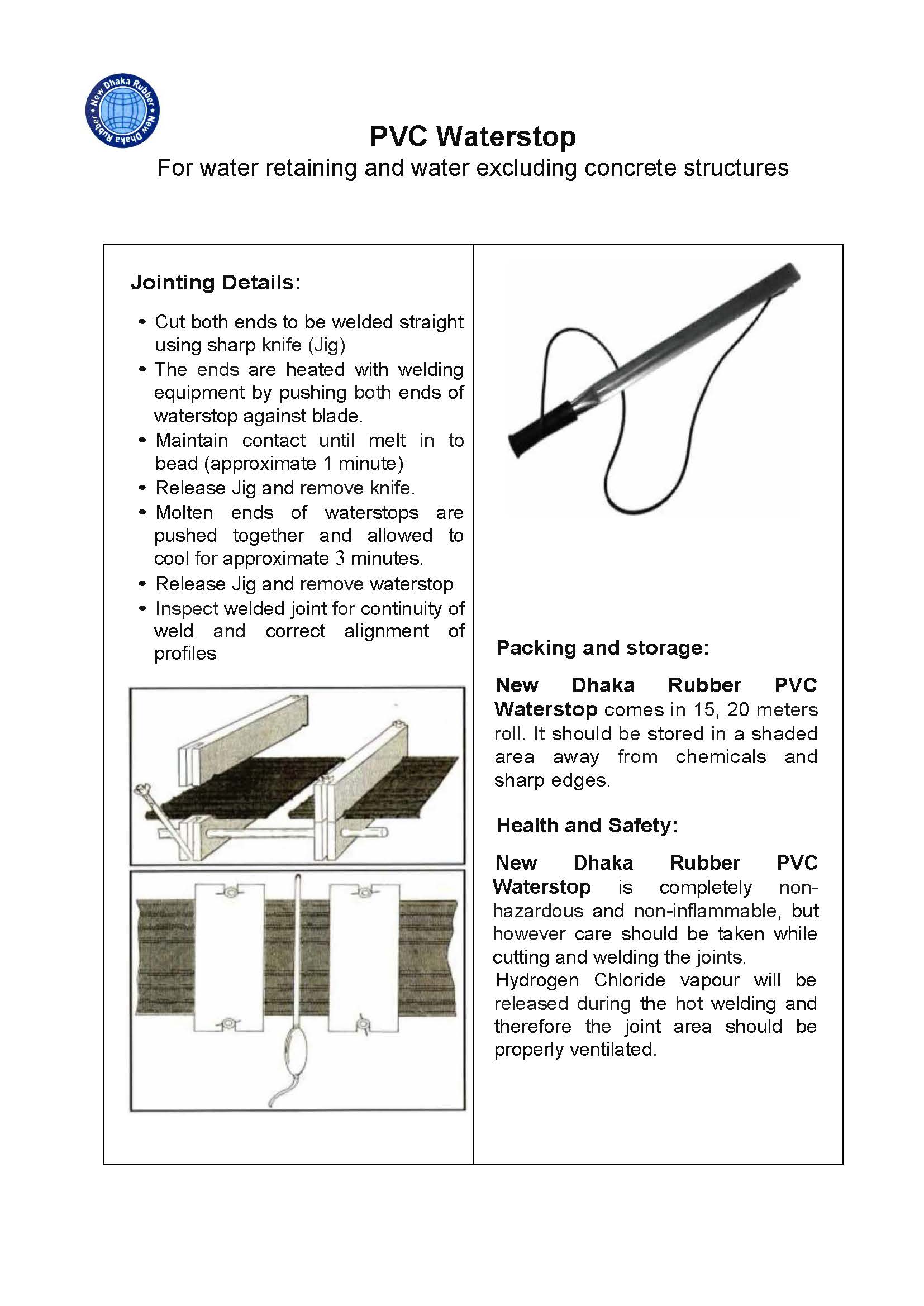 Water Stopper New Dhaka Rubber